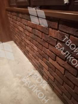 Отделка с объединением балкона и комнаты