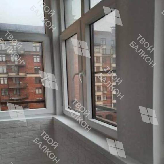 Отделка балкона под ключ с утеплением Отделка балкона под ключ с утеплением